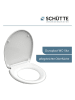 Schütte Toiletbril met softclose "White" wit