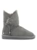 NICEBAY Leren winterboots "Manitoba" grijs