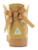 NICEBAY Leren winterboots "Nechako" lichtbruin