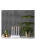 STAR Trading LED-Fensterleuchter "Glossy Heart" in Weiß/ Gold - (B)25 x (H)37 cm