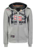 Geographical Norway Sweatjacke "Flag" in Grau