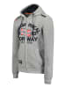 Geographical Norway Sweatjacke "Flag" in Grau