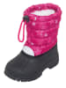 Playshoes Kozaki zimowe w kolorze różowo-czarnym