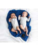 Lullalove Decke in Blau
