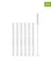 Vialli Design 6er-Set: Trinkhalme in Weiß - (H)15 x Ø 0,80 cm