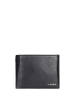 Wojas Leder-Geldbörse in Schwarz - (B)12,5 x (H)10,5 x (T)4 cm