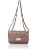 Florence Bags Leder-Schultertasche "Tiglio" in Beige - (B)19 x (H)11 x (T)5 cm