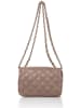Florence Bags Leder-Schultertasche "Tiglio" in Beige - (B)19 x (H)11 x (T)5 cm