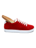 Comfortfusse Skórzane sneakersy "Sorel" w kolorze czerwonym