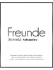 Orangewallz Gerahmter Kunstdruck "Freunde" - (B)40 x (H)50 cm