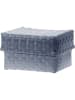Overbeck and Friends Aufbewahrungsschachtel in Anthrazit - (B)19 x (H)12 x (T)14 cm