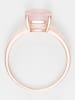L instant d Or Roségold-Ring "Quartz Unique" mit Edelstein