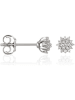 DIAMANTA Weißgold-Ohrstecker "Pépites de diamants" mit Diamanten