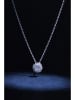 DIAMANTA Witgouden hanger "Mon brillant" met diamanten