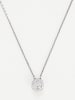 DIAMANTA Witgouden hanger "Mon brillant" met diamanten
