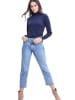 C& Jo Rollkragenpullover in Dunkelblau