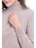 C& Jo Sweter w kolorze jasnobrązowym