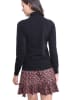 C& Jo Rollkragenpullover in Schwarz