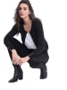 C& Jo Cardigan in Schwarz