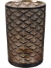 Rétro Chic Vase "Aster" in Schwarz - (H)20 x Ø 12 cm