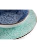 Trendy Kitchen by EXCÉLSA 18-delig tafelservies "Versailles" lichtblauw/blauw
