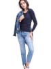 ASSUILI Kaschmir-Pullover in Dunkelblau