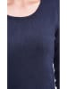 ASSUILI Kaschmir-Pullover in Dunkelblau