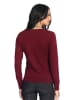 ASSUILI Kaschmir-Pullover in Bordeaux