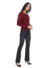 ASSUILI Kaschmir-Pullover in Bordeaux