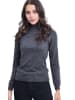 ASSUILI Kaschmir-Rollkragenpullover in Anthrazit