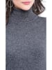 ASSUILI Kaschmir-Rollkragenpullover in Anthrazit