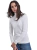 ASSUILI Kaschmir-Rollkragenpullover in Weiß