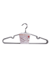 House Nordic 10er-Set: Kleiderbügel in Grau - (B)41 x (H)18 cm