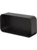 Sealskin Wandregal "Brix" in Schwarz - (B)50 x (H)24 x (T)12 cm