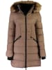 Canadian Peak Wintermantel "Akapeak" in Taupe