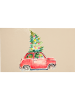 Tierra Bella Wycieraczka "Car-Christmas" w kolorze beżowym - 70 x 40 cm
