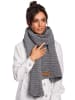 Be Wear Schal in Grau - (L)168 x (B)32 cm