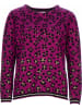 BRAX Pullover "Liz" in Lila/ Schwarz