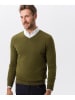 BRAX Sweter "Vico" w kolorze oliwkowym