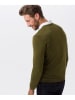 BRAX Sweter "Vico" w kolorze oliwkowym