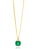 Diamant Exquis Gold-Halskette mit Anhänger - (L)45 cm
