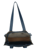 Charm Shopper bag w kolorze granatowym - 30 x 40 x 10 cm