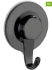 Wenko 3er-Set: Wandhaken "Ultra-Loc" in Schwarz - (B)6,2 x (H)8,5 x (T)2,5 cm
