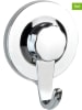 Wenko 3-delige set: wandhaken "Ultra-Loc" zilverkleurig - (B)6,2 x (H)8,5 x (D)2,5 cm