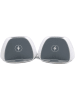 SmartCase Induktions-Bluetooth-Lautsprecher in Weiß/ Grau
