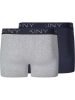 Skiny 2er-Set: Boxershorts in Dunkelblau/ Grau