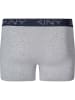 Skiny 2er-Set: Boxershorts in Dunkelblau/ Grau