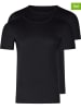 Skiny 2-delige set: shirts zwart