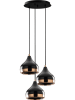 Opviq Hängeleuchte "Yildo" in Schwarz/ Kupfer - Ø 37 cm