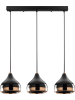 Opviq Hängeleuchte "Yildo" in Schwarz/ Kupfer - (B)67 x (T)17 cm